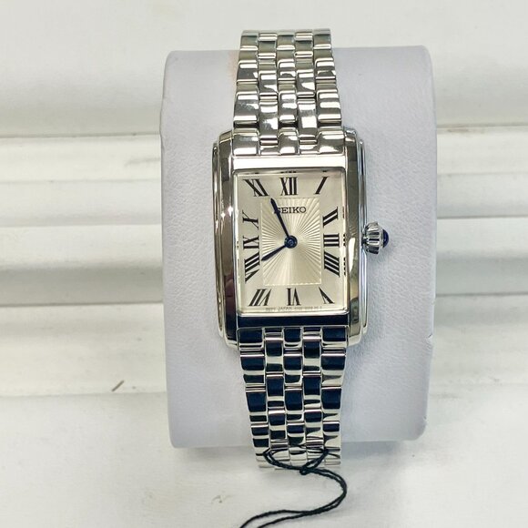 Women's Seiko Watch Stainless Steel With Roman Numerals - Picture 4 of 7